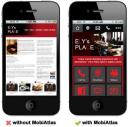 MobiAtlas Difference. Without v.s. with MobiAtlas designs